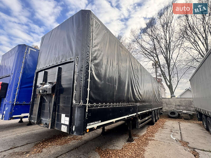 Тентованный борт (штора) - полуприцеп Schwarzmuller SN24 2007 в Ужгороде