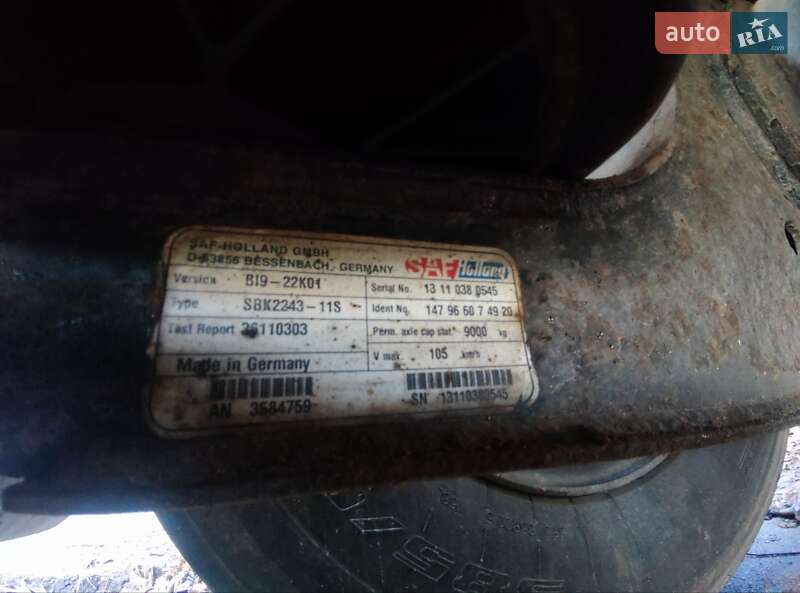 Лесовоз / Сортиментовоз - полуприцеп Schwarzmuller SPA-3E 2008 в Житомире