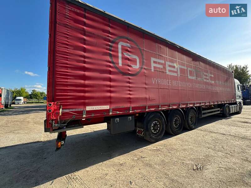 Тентованный борт (штора) - полуприцеп Schwarzmuller SPA-3E 2011 в Броварах