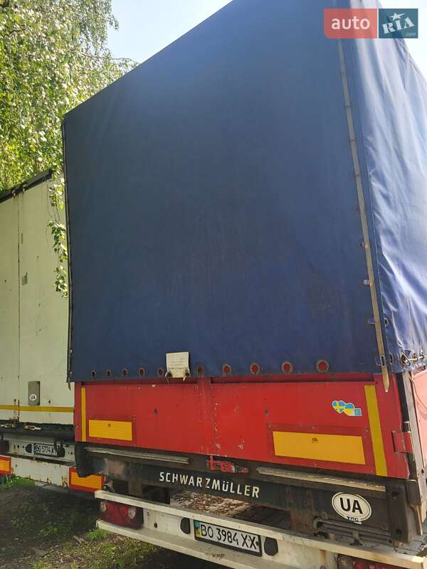 Бортовий напівпричіп Schwarzmuller SPA-3E 2008 в Тернополі