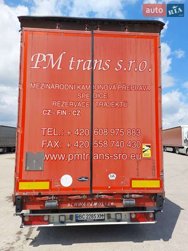 Тентованный борт (штора) - полуприцеп Schwarzmuller SPA-3E 2010 в Львове фото 3 Тентованный борт (штора) - полуприцеп Schwarzmuller SPA-3E 2010 в Львове