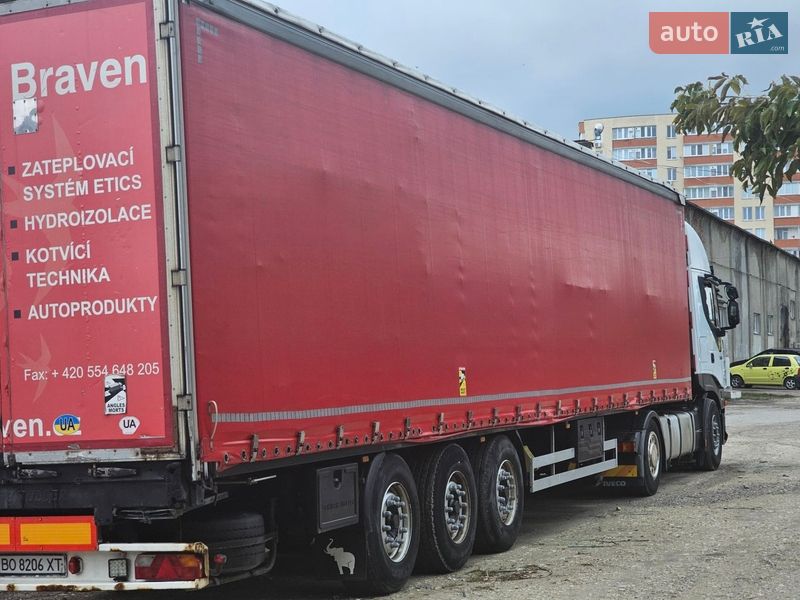 Тентованный борт (штора) - полуприцеп Schwarzmuller SPA-3E 2005 в Тернополе