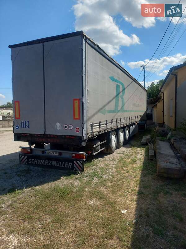 Тентованный борт (штора) - полуприцеп Schwarzmuller SPA 1998 в Кропивницком фото 4 Тентованный борт (штора) - полуприцеп Schwarzmuller SPA 1998 в Кропивницком