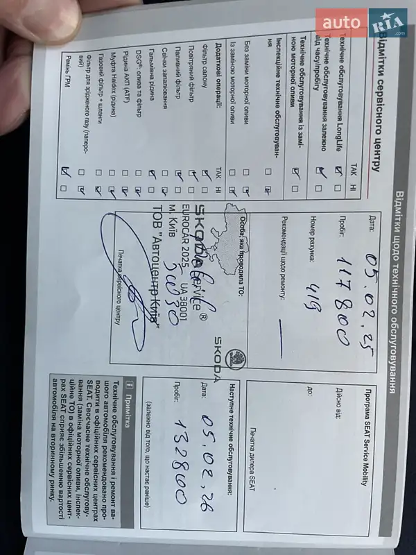 Минивэн SEAT Altea XL 2015 в Киеве документ