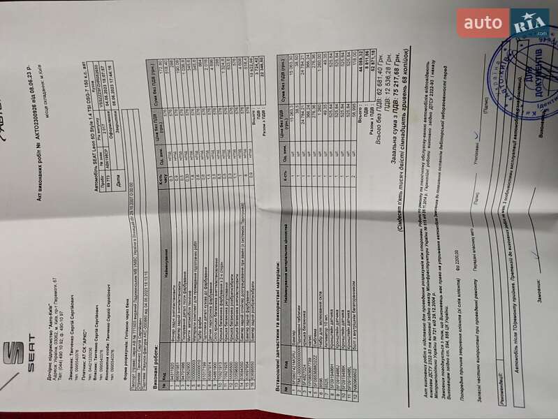 Хэтчбек SEAT Leon 2017 в Киеве