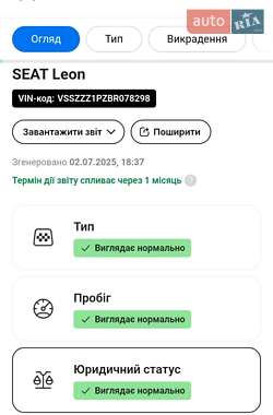Хэтчбек SEAT Leon 2011 в 