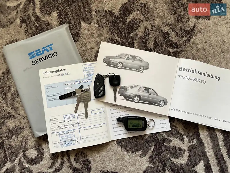 Седан SEAT Toledo 1992 в Подільську документ 2 фото Седан SEAT Toledo 1992 в Подільську документ