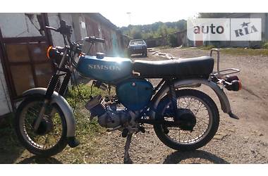 Мотоцикл Позашляховий (Enduro) Simson S51 1991 в 