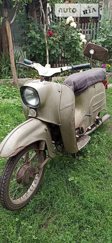 Скутер ретро Simson Schwalbe 1976 в 