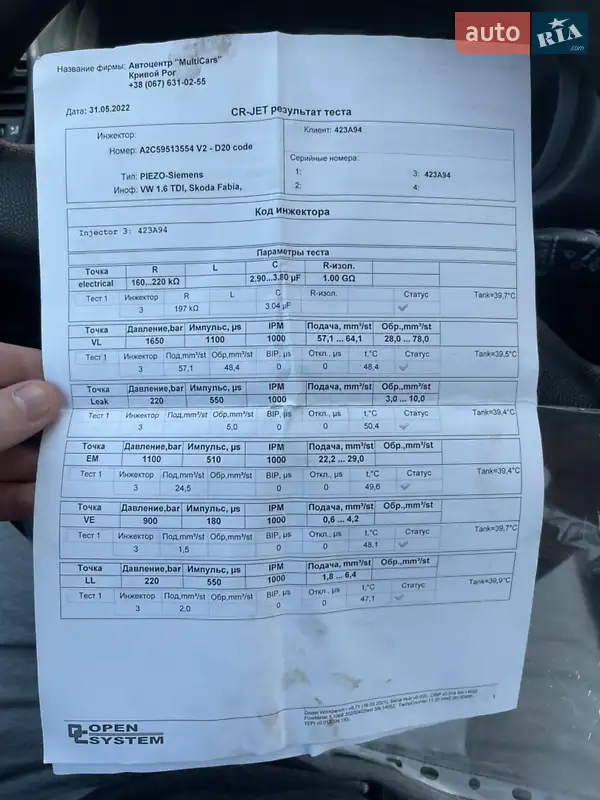 Універсал Skoda Fabia 2011 в Кривому Розі документ 5 фото Універсал Skoda Fabia 2011 в Кривому Розі документ