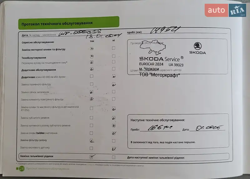 Хэтчбек Skoda Fabia 2017 в Киеве документ