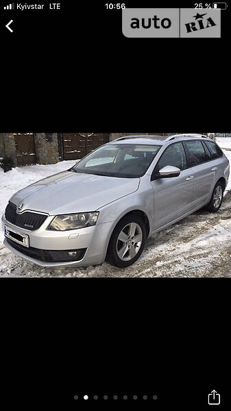 Skoda Octavia A7 green line