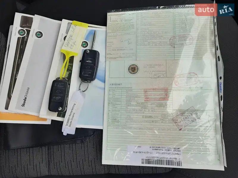 Универсал Skoda Octavia 2009 в Хмельницком документ