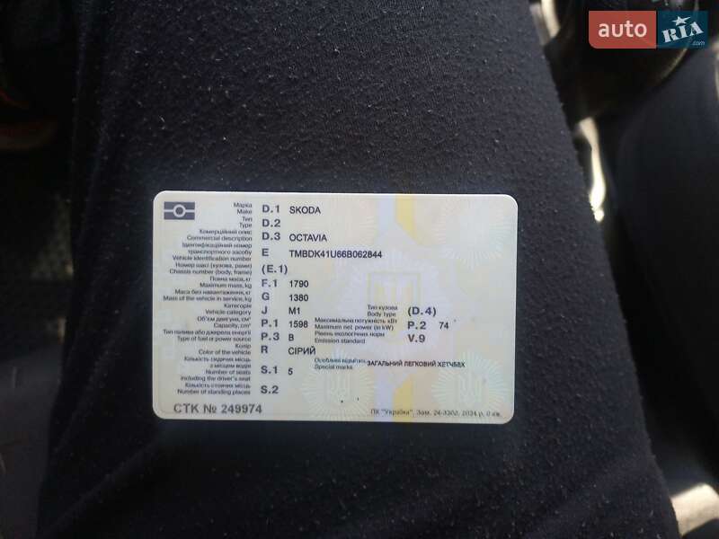 Ліфтбек Skoda Octavia 2006 в Покровському
