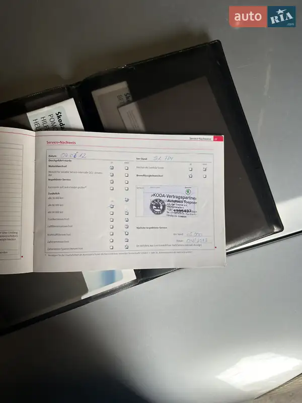 Универсал Skoda Octavia 2009 в Броварах документ