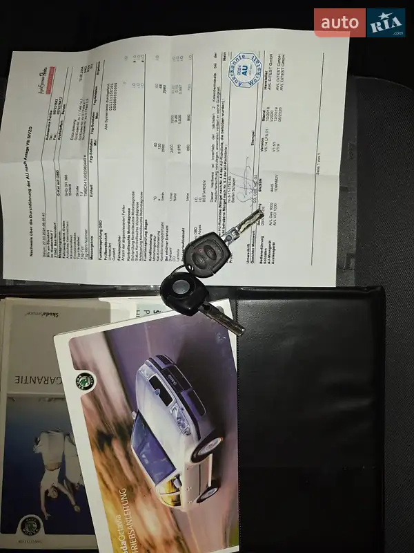 Лифтбек Skoda Octavia 2004 в Виннице документ 2 фото Лифтбек Skoda Octavia 2004 в Виннице документ