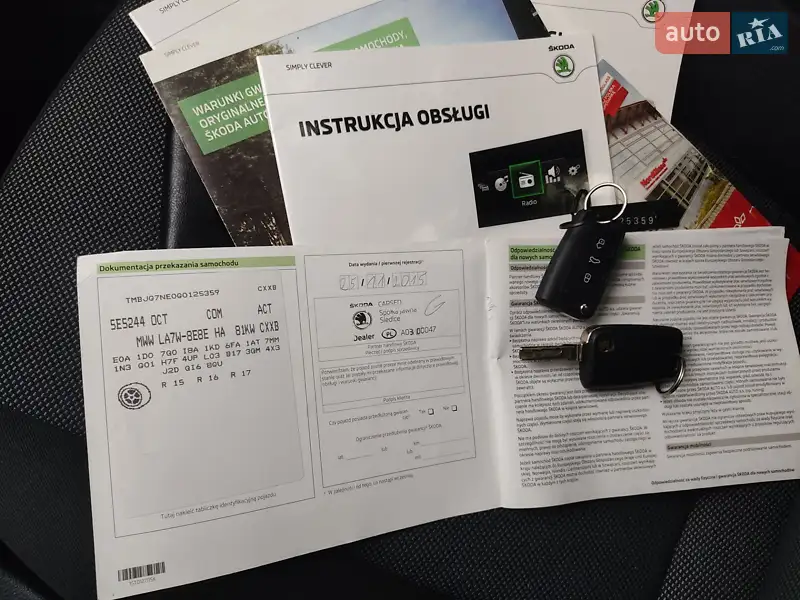 Универсал Skoda Octavia 2015 в Ровно документ
