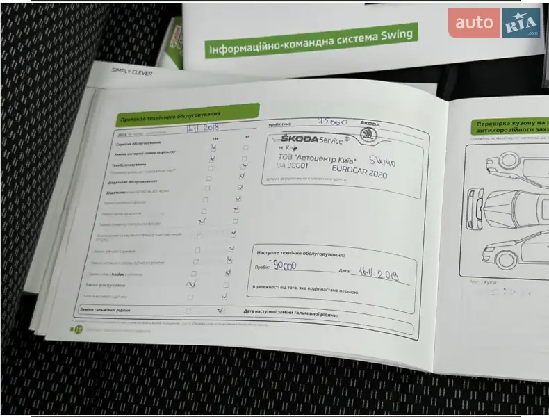 Лифтбек Skoda Octavia 2016 в Киеве документ 10 фото Лифтбек Skoda Octavia 2016 в Киеве документ