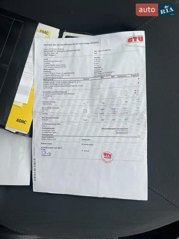 Лифтбек Skoda Octavia 2005 в Умани документ