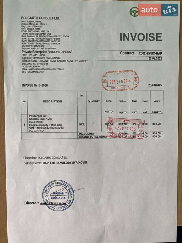 Универсал Skoda Octavia 2006 в Владимире