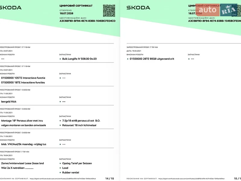 Лифтбек Skoda Octavia 2021 в Харькове документ