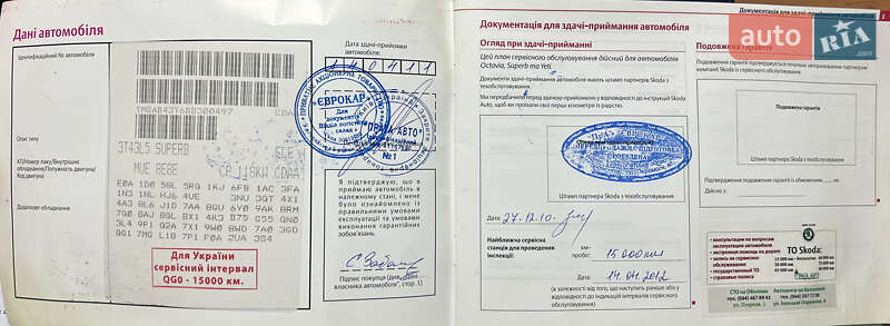 Лифтбек Skoda Superb 2010 в Киеве