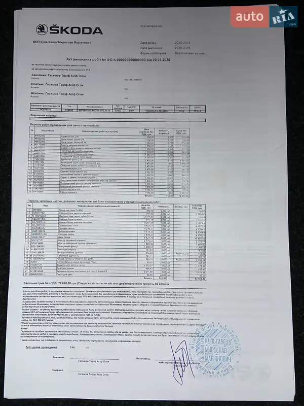 Лифтбек Skoda Superb 2019 в Днепре документ 2 фото Лифтбек Skoda Superb 2019 в Днепре документ