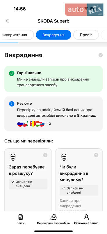 Лифтбек Skoda Superb 2022 в Мукачево