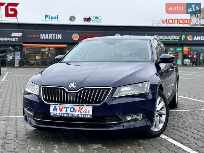 Лифтбек Skoda Superb 2015 в Кривом Роге
