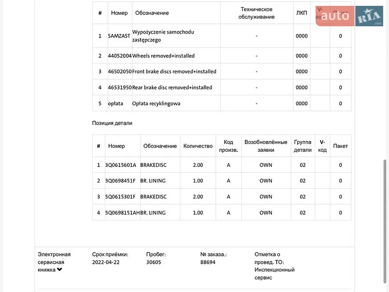 Ліфтбек Skoda Superb 2021 в Трускавці документ