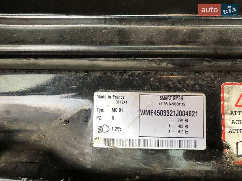 Купе Smart Fortwo 2003 в Киеве