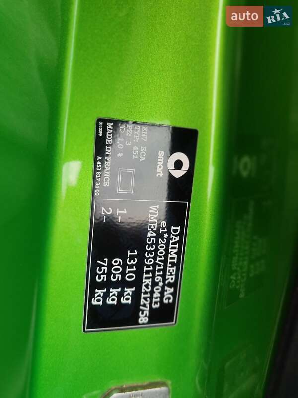 Купе Smart Fortwo 2017 в Стрию