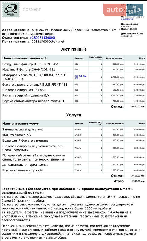 Купе Smart Fortwo 2008 в Києві фото 15 Купе Smart Fortwo 2008 в Києві