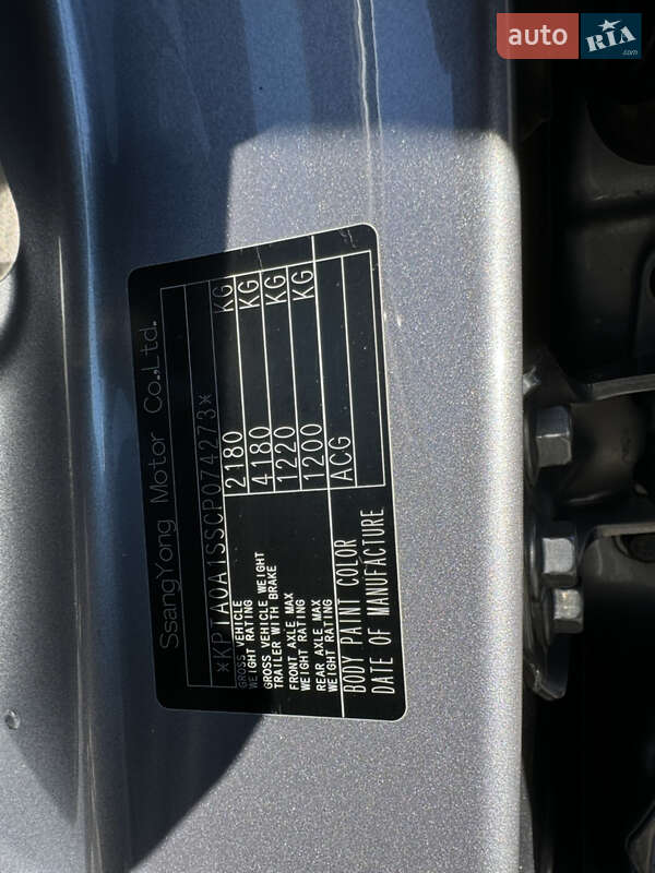 Позашляховик / Кросовер SsangYong Korando 2012 в Ужгороді