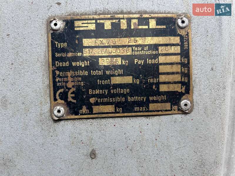 Вилочный погрузчик Still RX70-25 2010 в Киеве