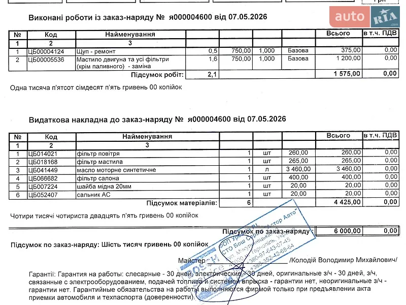 Позашляховик / Кросовер Subaru Forester 2009 в Тернополі документ