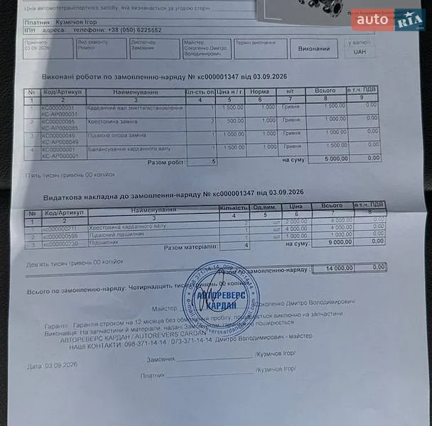 Позашляховик / Кросовер Subaru Forester 2011 в Києві документ