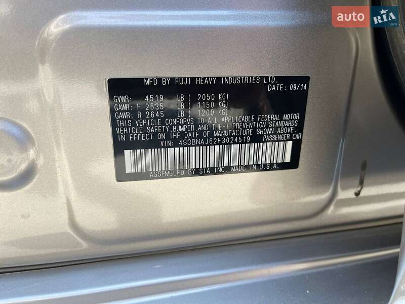 Седан Subaru Legacy 2014 в Львове