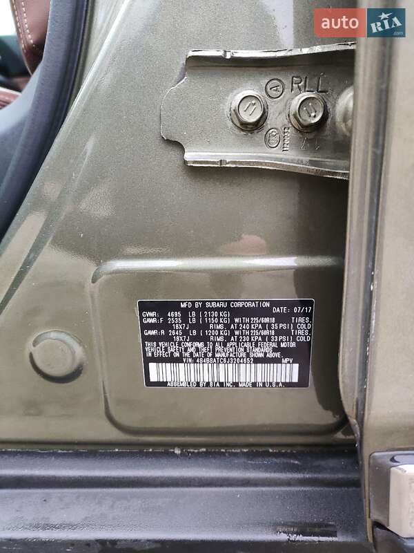 Универсал Subaru Outback 2017 в Киеве фото 3 Универсал Subaru Outback 2017 в Киеве