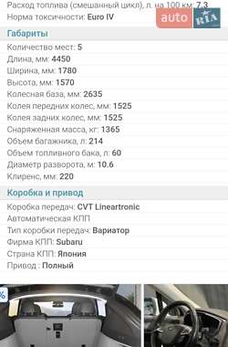 Позашляховик / Кросовер Subaru XV 2014 в 