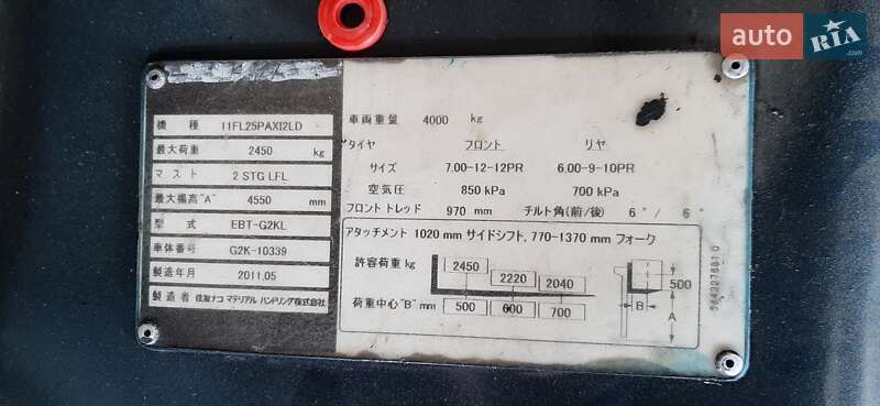 Вилочний навантажувач Sumitomo FG 2011 в Радехові