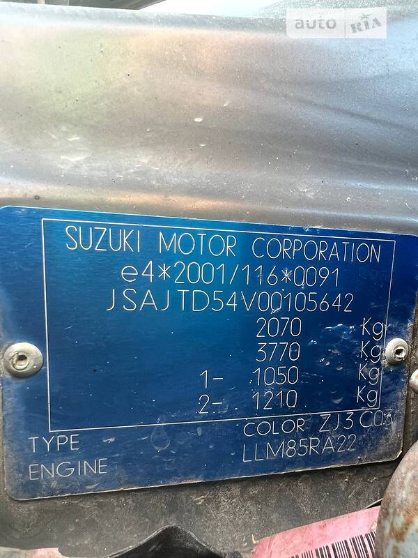 Внедорожник / Кроссовер Suzuki Grand Vitara 2005 в Сарнах