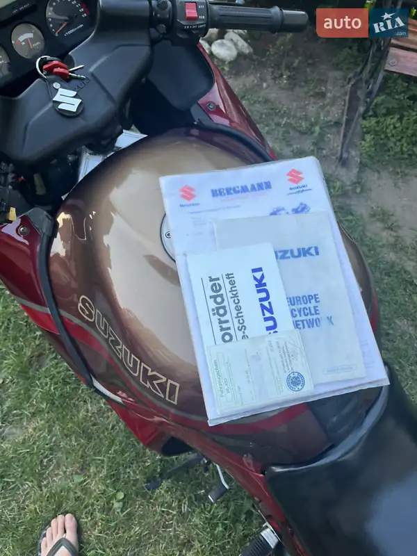 Мотоцикл Спорт-туризм Suzuki GSX 1100F 1995 в Івано-Франківську документ 2 фото Мотоцикл Спорт-туризм Suzuki GSX 1100F 1995 в Івано-Франківську документ