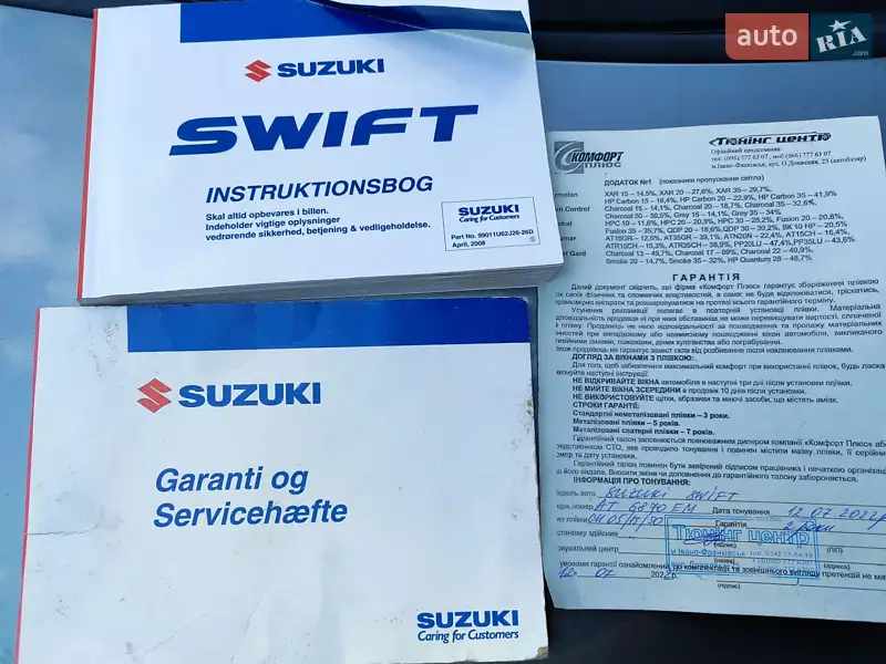 Хетчбек Suzuki Swift 2008 в Івано-Франківську документ