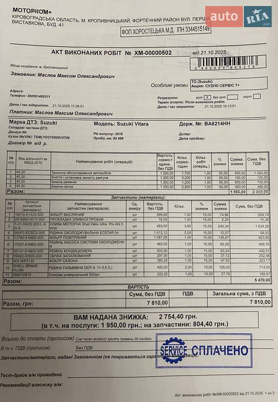 Внедорожник / Кроссовер Suzuki Vitara 2018 в Кропивницком