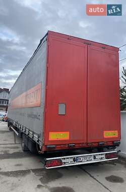 Тентованный борт (штора) - полуприцеп Svan СНТР-10 2005 в 