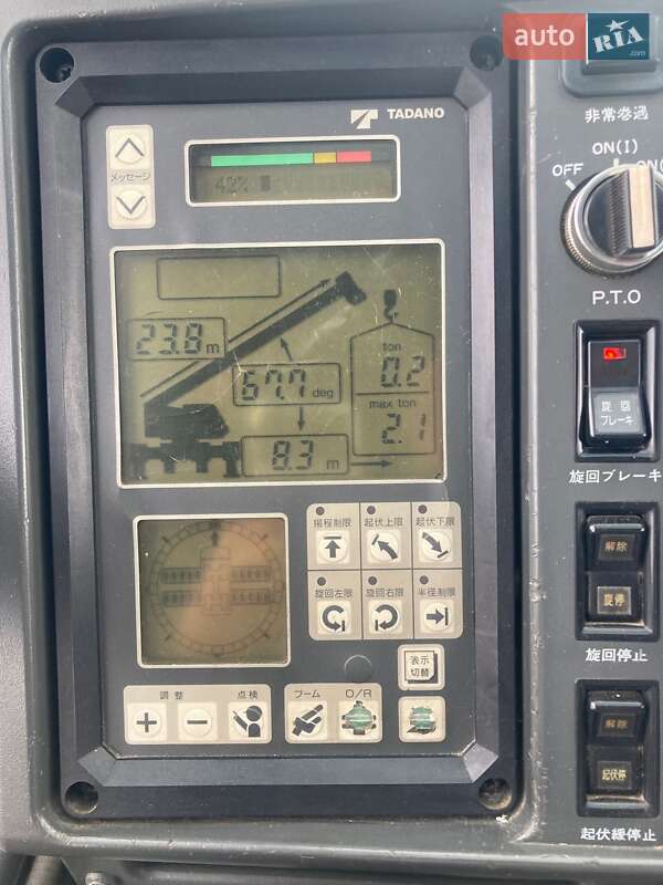 Автокран Tadano GR 2001 в Одессе фото 19 Автокран Tadano GR 2001 в Одессе