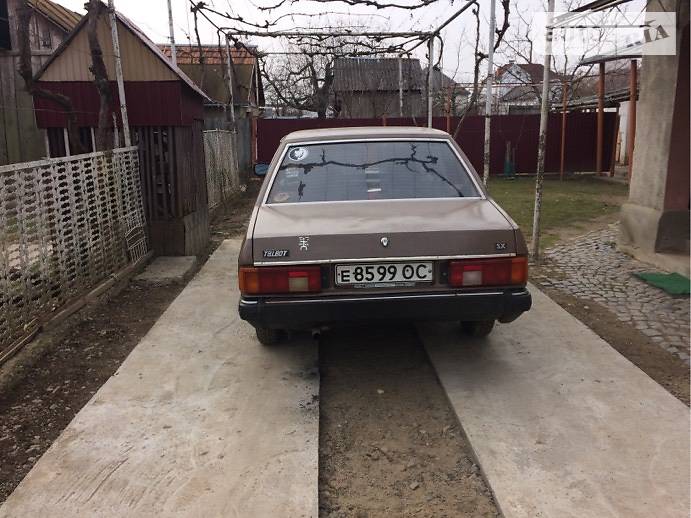 Седан Talbot Solara 1984 в Ужгороді