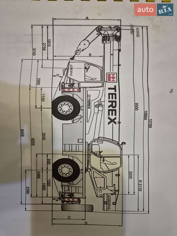 Автокран Terex-Demag K3208 2007 в Львові