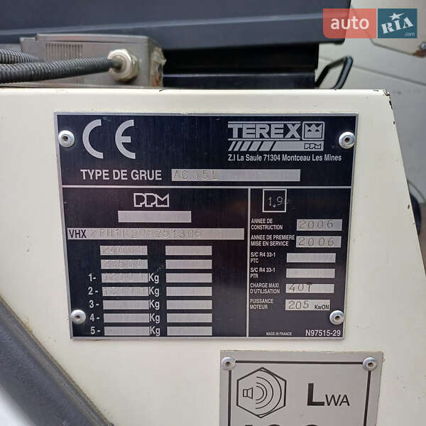 Автокран Terex AC 2006 в Черноморске